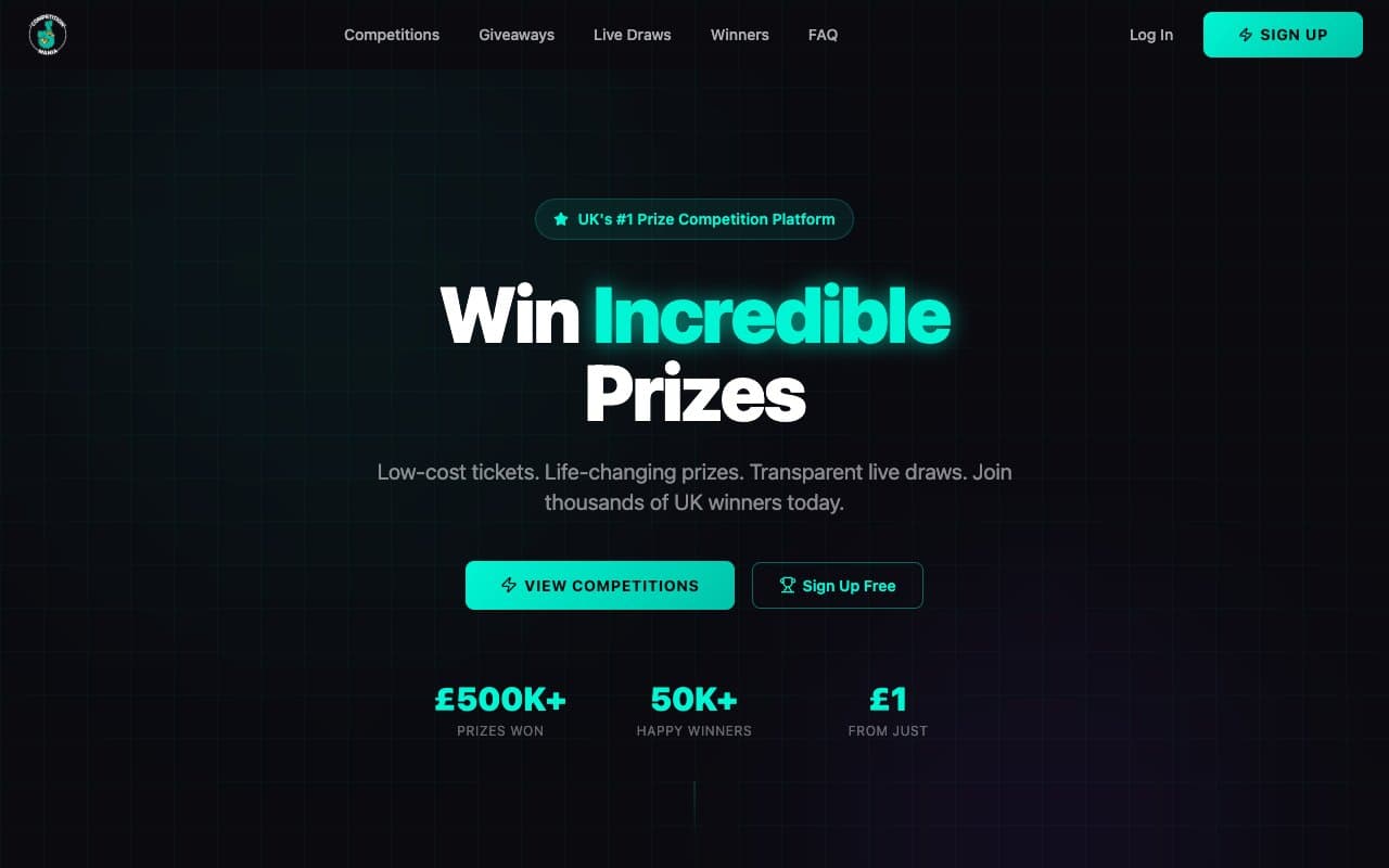 Competition Mania Redesign